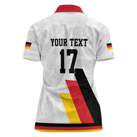Custom Germany Ice Hockey Women Polo Shirt Retro Jersey