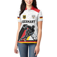 Custom Germany Ice Hockey Women Polo Shirt Retro Jersey