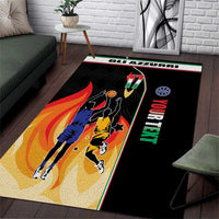 Custom Italian Republic Baketball Area Rug Sporty Style