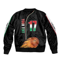 Custom Italian Republic Baketball Bomber Jacket Sporty Style