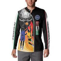 Custom Italian Republic Baketball Button Sweatshirt Sporty Style