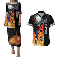 Custom Italian Republic Baketball Couples Matching Puletasi and Hawaiian Shirt Sporty Style