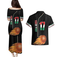 Custom Italian Republic Baketball Couples Matching Puletasi and Hawaiian Shirt Sporty Style