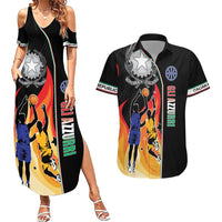 Custom Italian Republic Baketball Couples Matching Summer Maxi Dress and Hawaiian Shirt Sporty Style