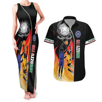 Custom Italian Republic Baketball Couples Matching Tank Maxi Dress and Hawaiian Shirt Sporty Style