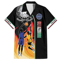 Custom Italian Republic Baketball Family Matching Off The Shoulder Long Sleeve Dress and Hawaiian Shirt Sporty Style