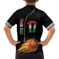 Custom Italian Republic Baketball Family Matching Puletasi and Hawaiian Shirt Sporty Style