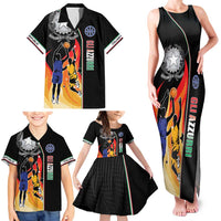 Custom Italian Republic Baketball Family Matching Tank Maxi Dress and Hawaiian Shirt Sporty Style