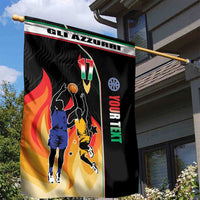 Custom Italian Republic Baketball Garden Flag Sporty Style