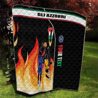 Custom Italian Republic Baketball Quilt Sporty Style