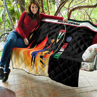 Custom Italian Republic Baketball Quilt Sporty Style