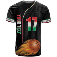 Custom Italian Republic Baketball T Shirt Sporty Style