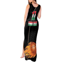 Custom Italian Republic Baketball Tank Maxi Dress Sporty Style