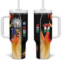 Custom Italian Republic Baketball Tumbler With Handle Sporty Style