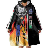 Custom Italian Republic Baketball Wearable Blanket Hoodie Sporty Style