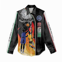 Custom Italian Republic Baketball Women Casual Shirt Sporty Style