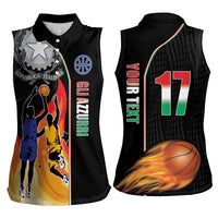 Custom Italian Republic Baketball Women Sleeveless Polo Shirt Sporty Style