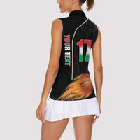 Custom Italian Republic Baketball Women Sleeveless Polo Shirt Sporty Style