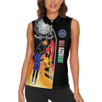 Custom Italian Republic Baketball Women Sleeveless Polo Shirt Sporty Style