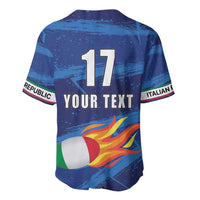 Italian Republic Rugby Custom Baseball Jersey Sporty Style