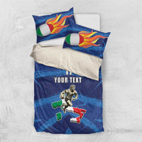 Italian Republic Rugby Custom Bedding Set Sporty Style