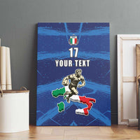 Italian Republic Rugby Custom Canvas Wall Art Sporty Style