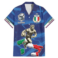 Italian Republic Rugby Custom Family Matching Mermaid Dress and Hawaiian Shirt Sporty Style