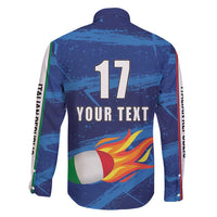 Italian Republic Rugby Custom Family Matching Tank Maxi Dress and Hawaiian Shirt Sporty Style