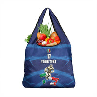 Italian Republic Rugby Custom Grocery Bag Sporty Style