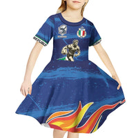Italian Republic Rugby Custom Kid Short Sleeve Dress Sporty Style