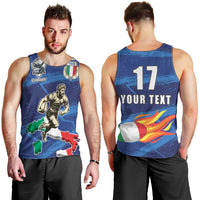 Italian Republic Rugby Custom Men Tank Top Sporty Style