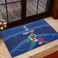 Italian Republic Rugby Custom Rubber Doormat Sporty Style