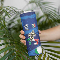 Italian Republic Rugby Custom Skinny Tumbler Sporty Style