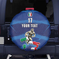 Italian Republic Rugby Custom Spare Tire Cover Sporty Style