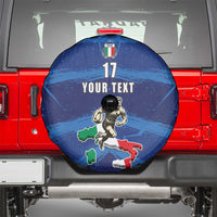 Italian Republic Rugby Custom Spare Tire Cover Sporty Style
