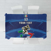 Italian Republic Rugby Custom Tablecloth Sporty Style