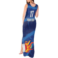 Italian Republic Rugby Custom Tank Maxi Dress Sporty Style