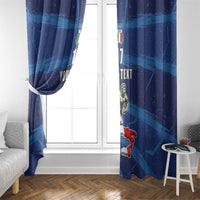 Italian Republic Rugby Custom Window Curtain Sporty Style