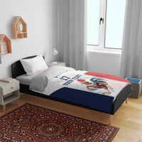 France Rugby Custom Bedding Set Come on Les Bleus White Style