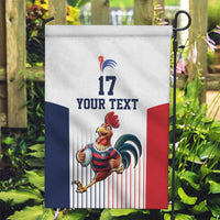 France Rugby Custom Garden Flag Come on Les Bleus White Style