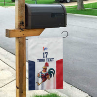 France Rugby Custom Garden Flag Come on Les Bleus White Style