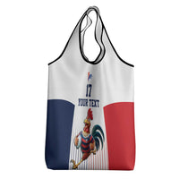 France Rugby Custom Grocery Bag Come on Les Bleus White Style