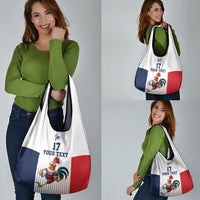 France Rugby Custom Grocery Bag Come on Les Bleus White Style