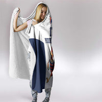 France Rugby Custom Hooded Blanket Come on Les Bleus White Style