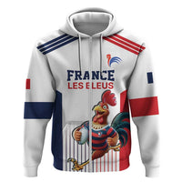 France Rugby Custom Hoodie Come on Les Bleus White Style