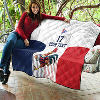 France Rugby Custom Quilt Come on Les Bleus White Style