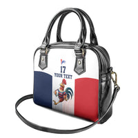 France Rugby Custom Shoulder Handbag Come on Les Bleus White Style
