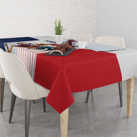 France Rugby Custom Tablecloth Come on Les Bleus White Style