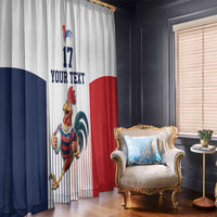 France Rugby Custom Window Curtain Come on Les Bleus White Style