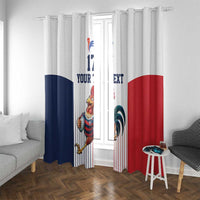 France Rugby Custom Window Curtain Come on Les Bleus White Style